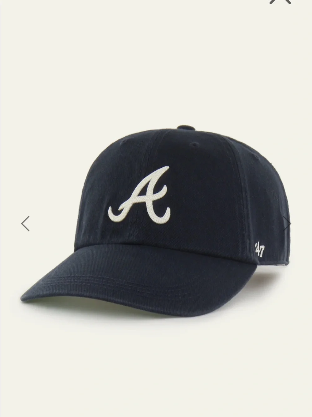 '47 Brand Navy and Black Cap with Embroidered Patch